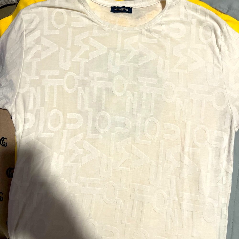 Rare White Louis Vuitton tshirt
